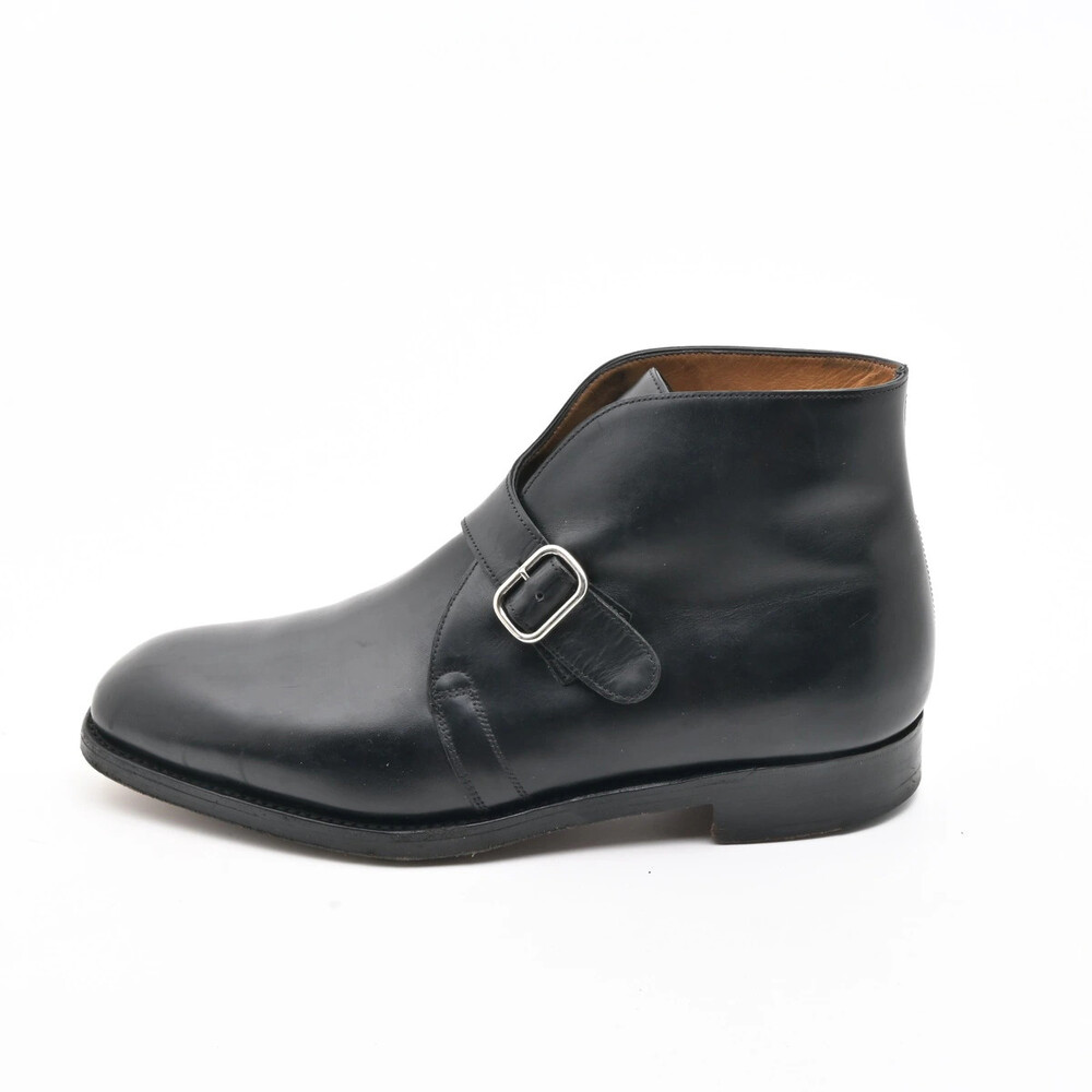 Johnlobb Black Leather Men's Boots #330411J65B